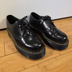 Dr. Martens Black Leather Oxfords